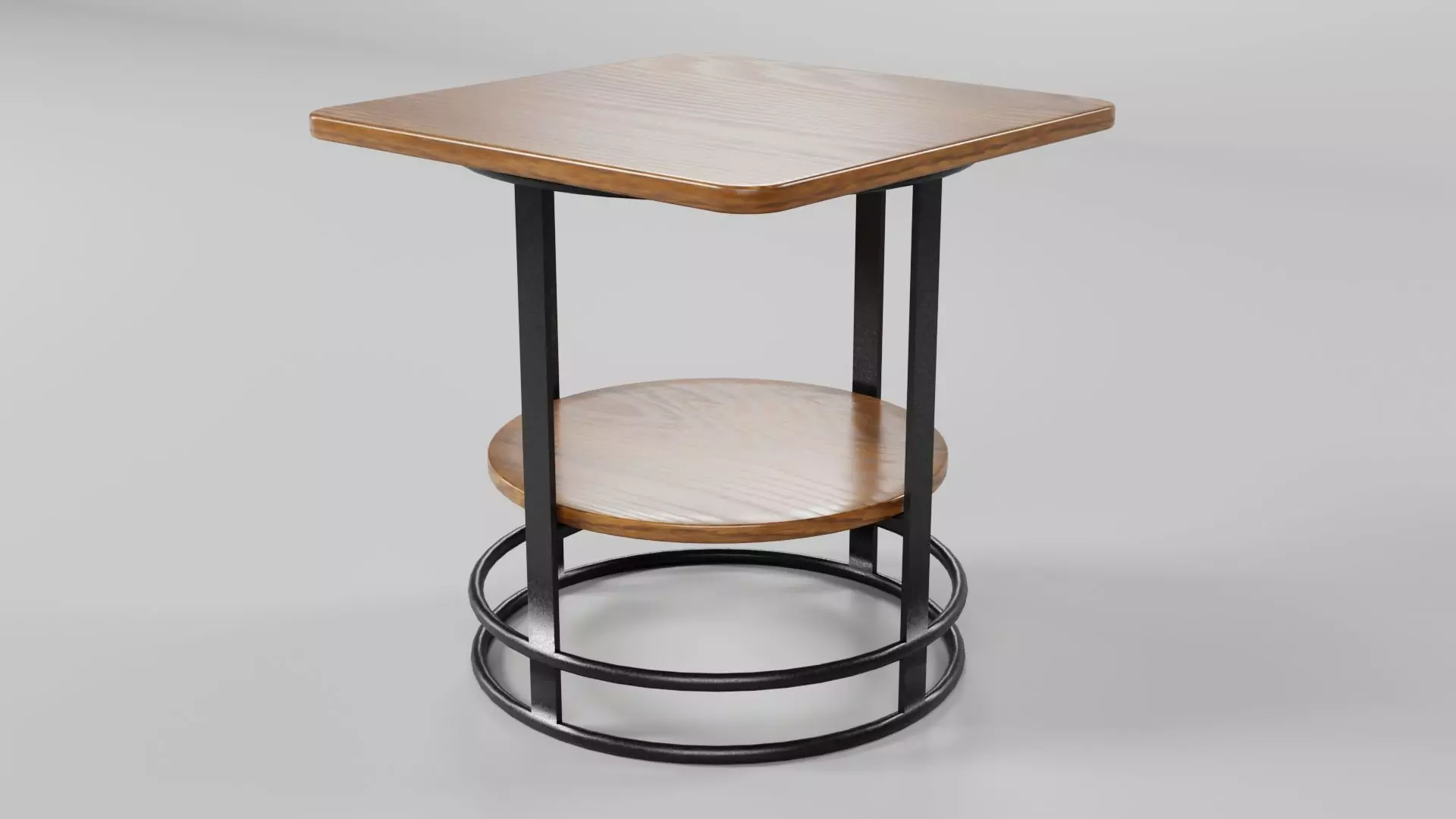 Square Table CG11 3D model_3