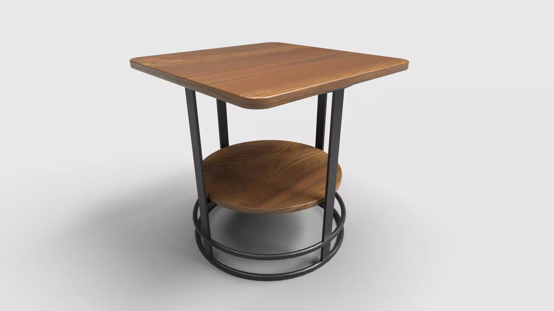 Square Table CG11 3D model_0