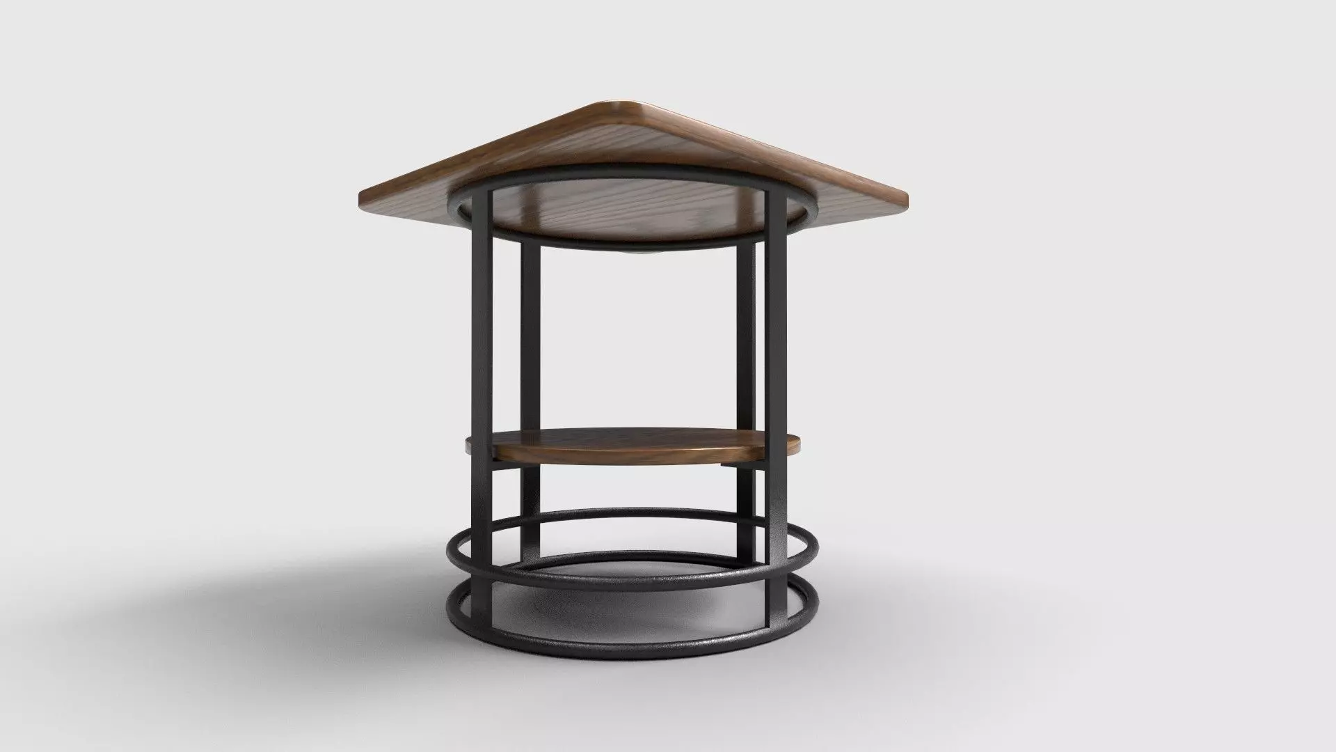 Square Table CG11 3D model_2