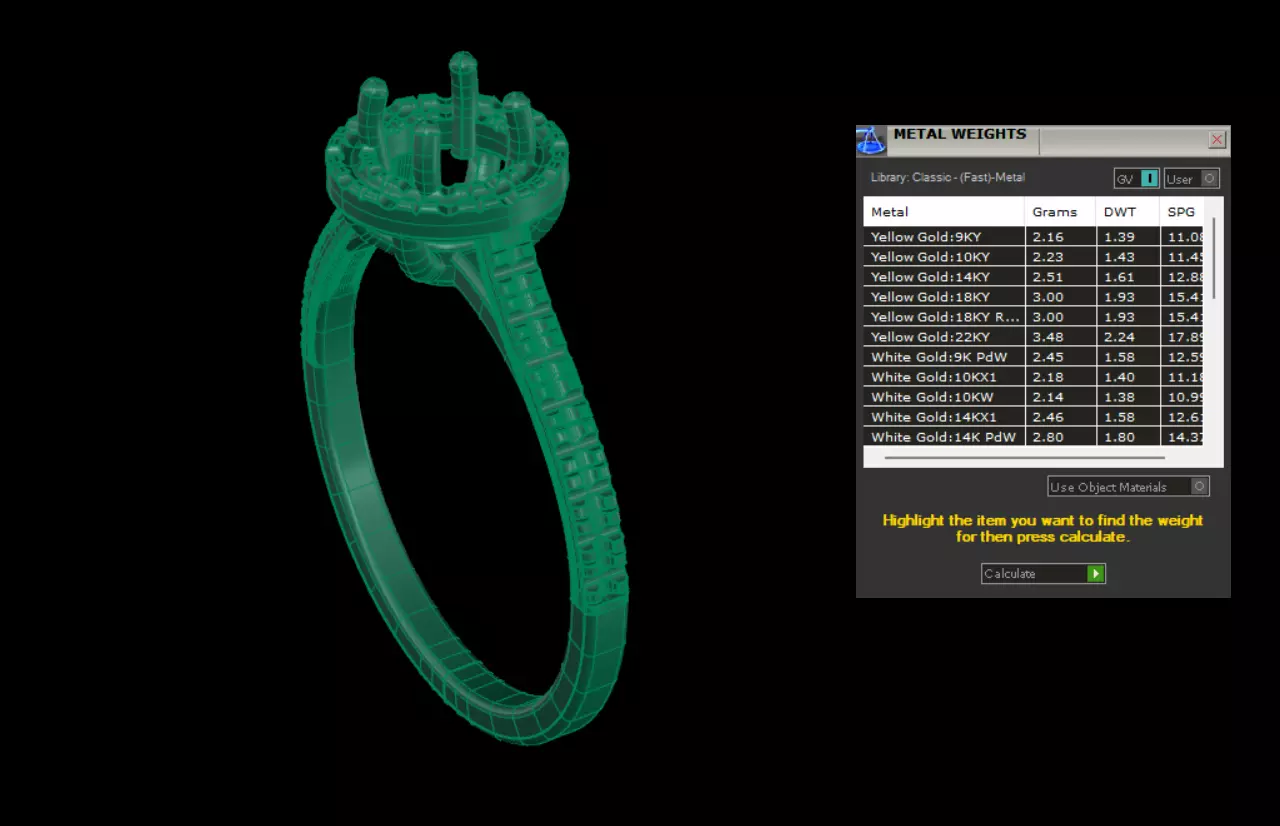 Rings Diamond 3D print model_11