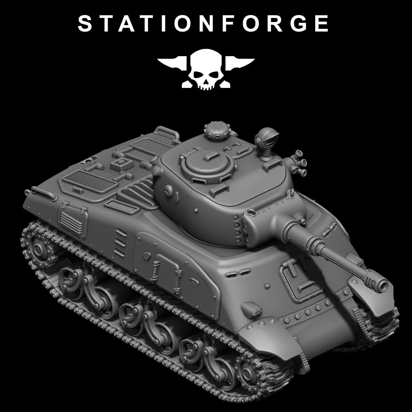 FreeGuard Battle Tank 3D print model_10