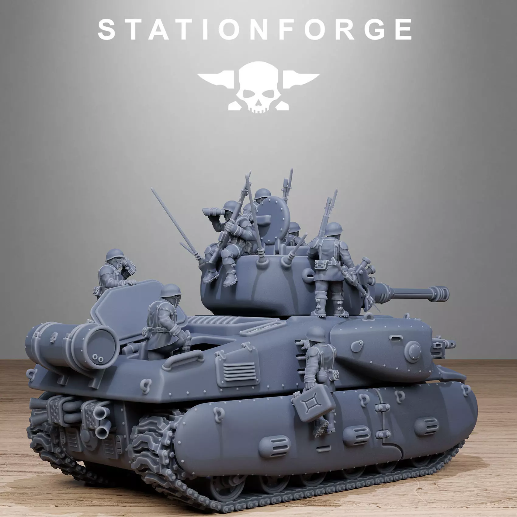 FreeGuard Battle Tank 3D print model_6