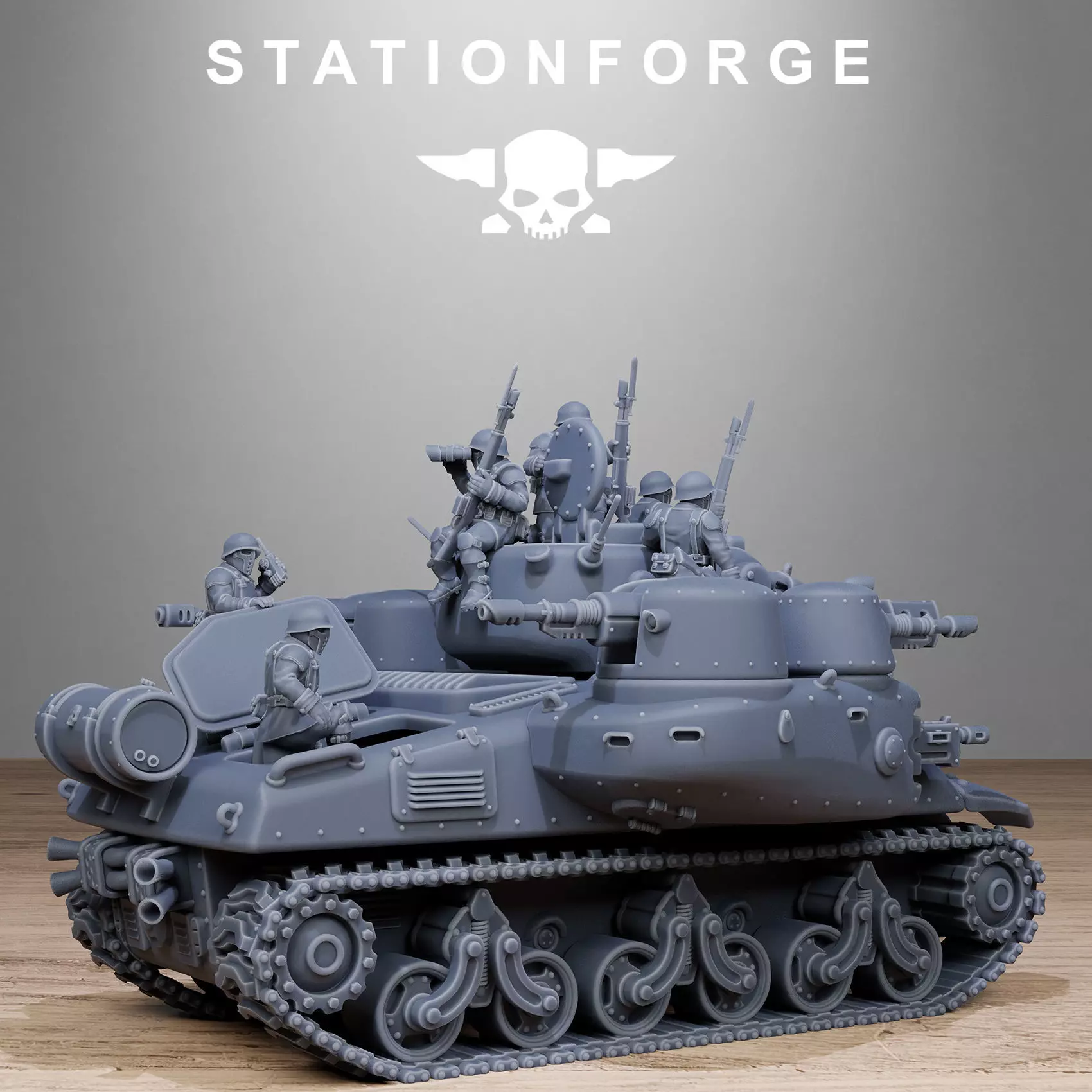 FreeGuard Battle Tank 3D print model_7