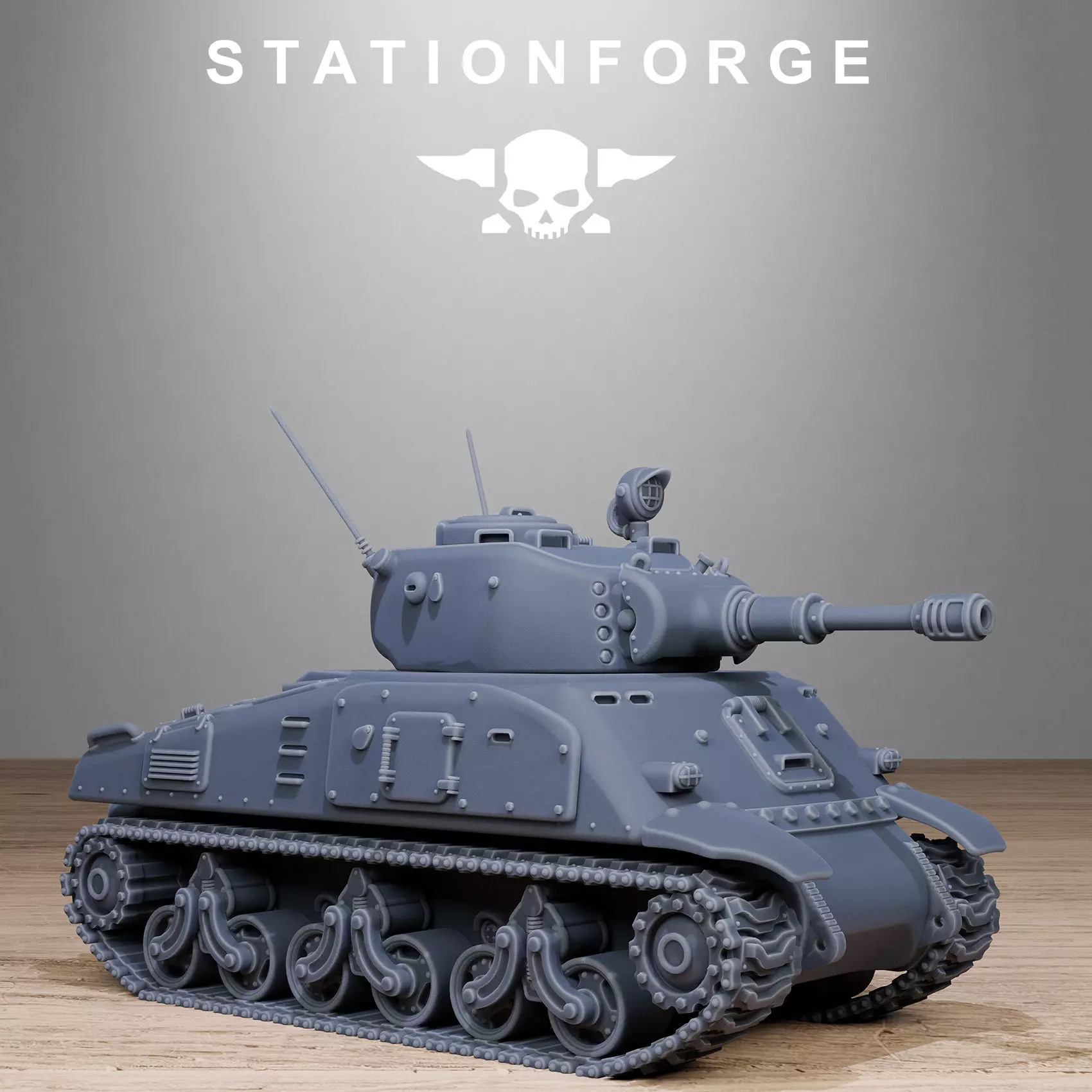 FreeGuard Battle Tank 3D print model_2