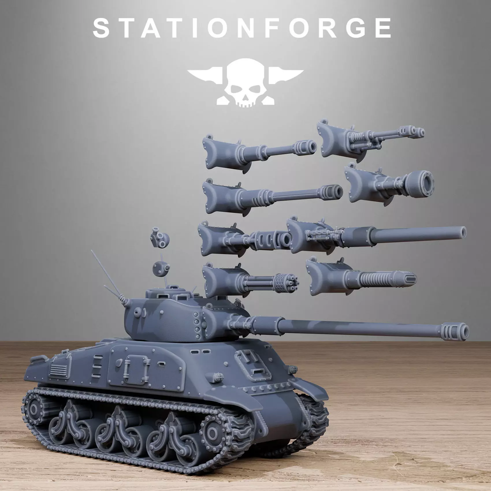 FreeGuard Battle Tank 3D print model_4