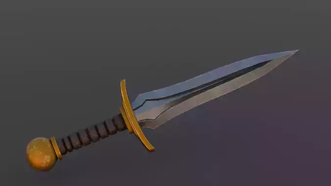  Battle Dagger low poly 