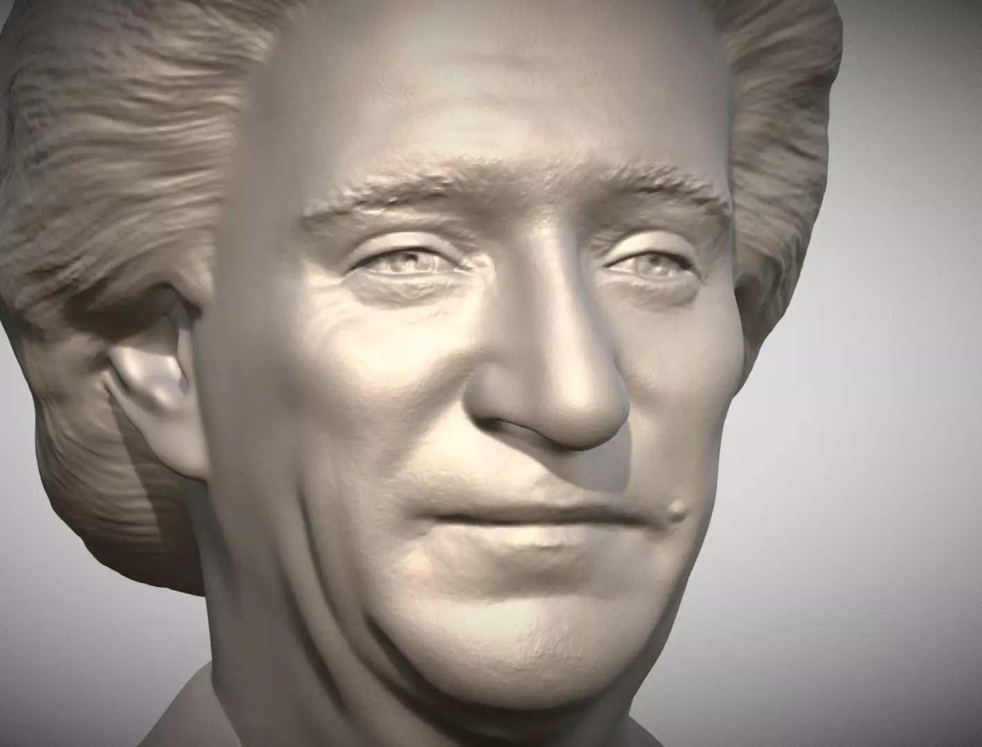 Rod Stewart bust for 3D printing 3D print model_10