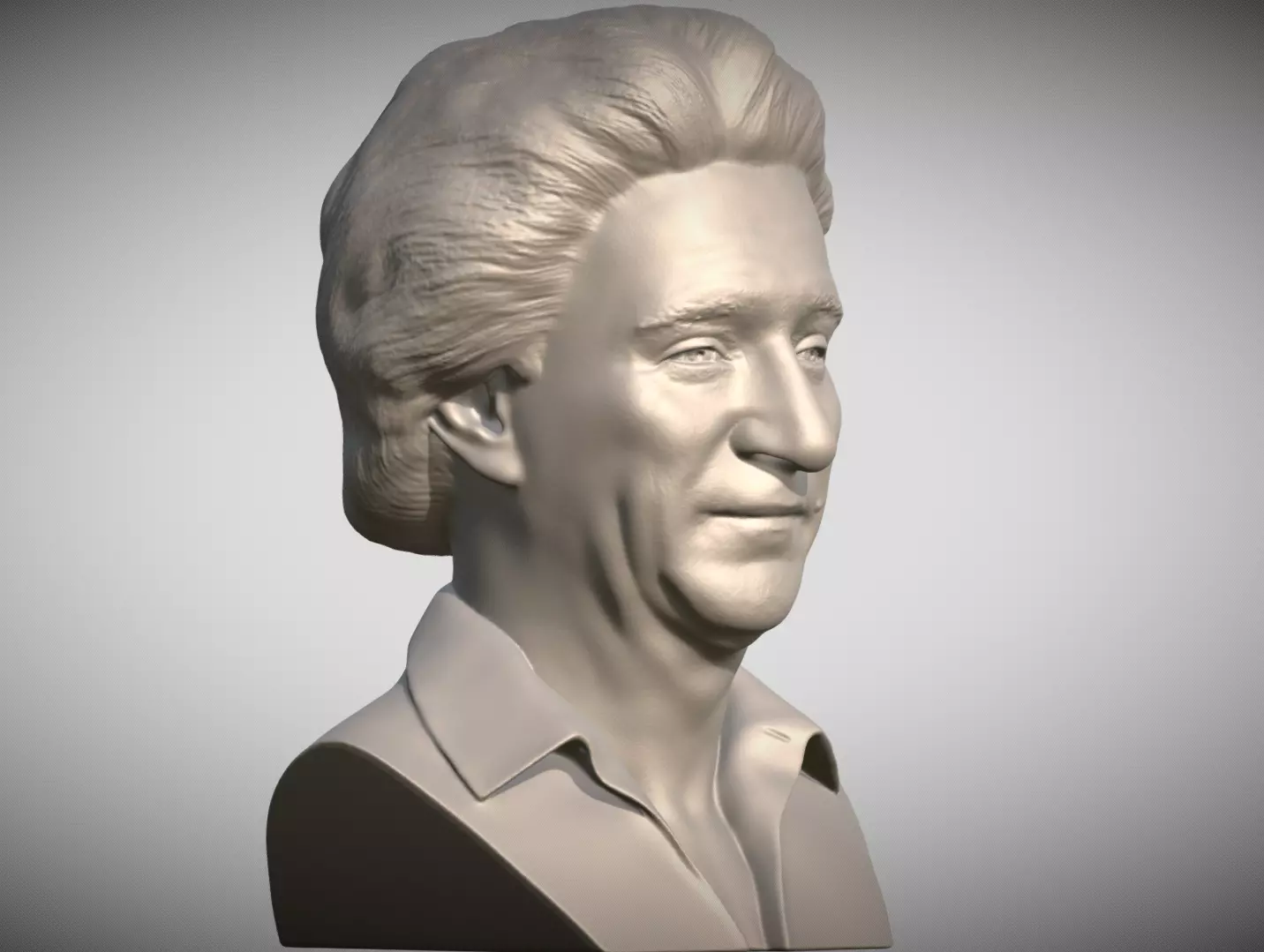 Rod Stewart bust for 3D printing 3D print model_7