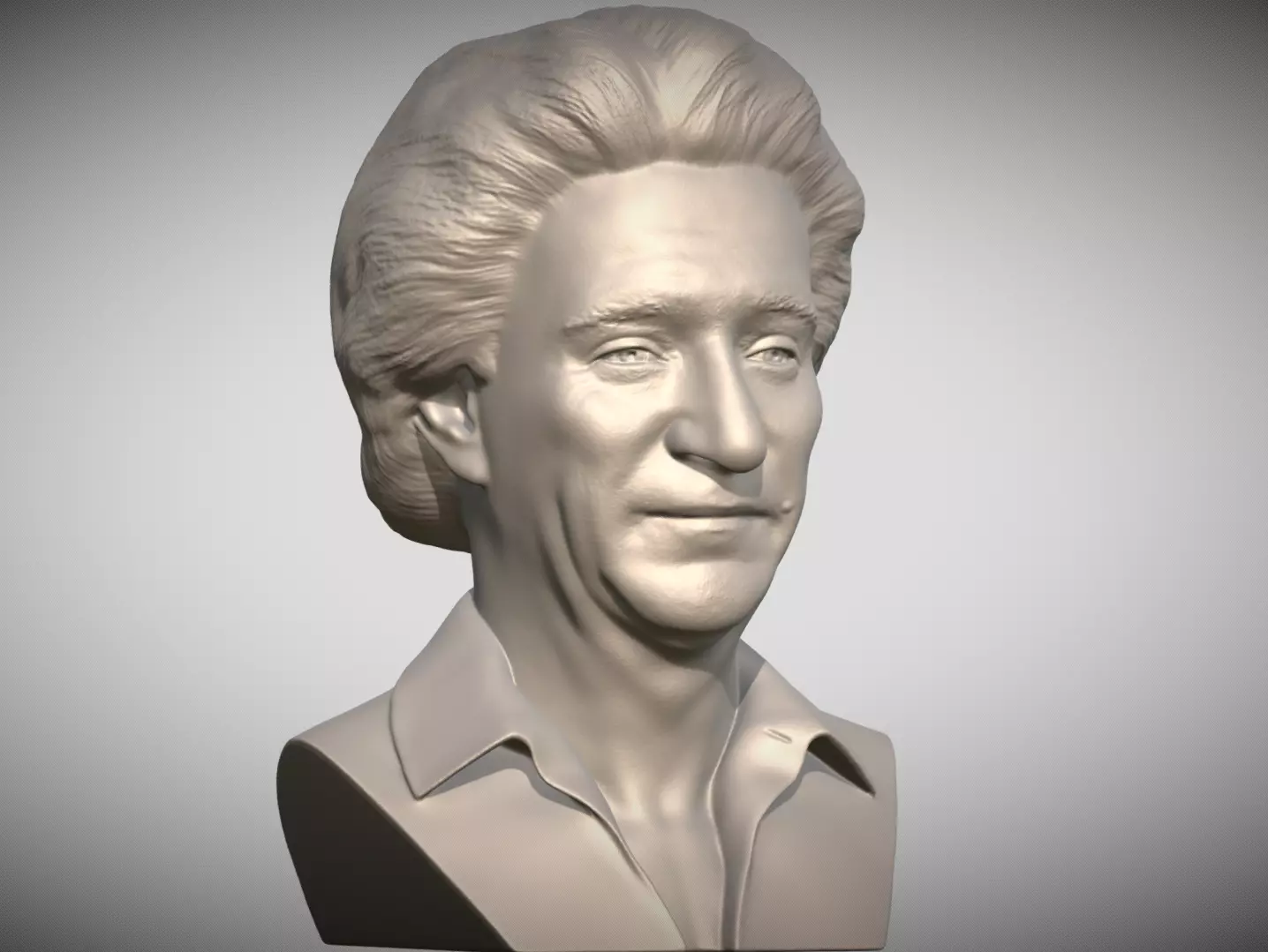 Rod Stewart bust for 3D printing 3D print model_8