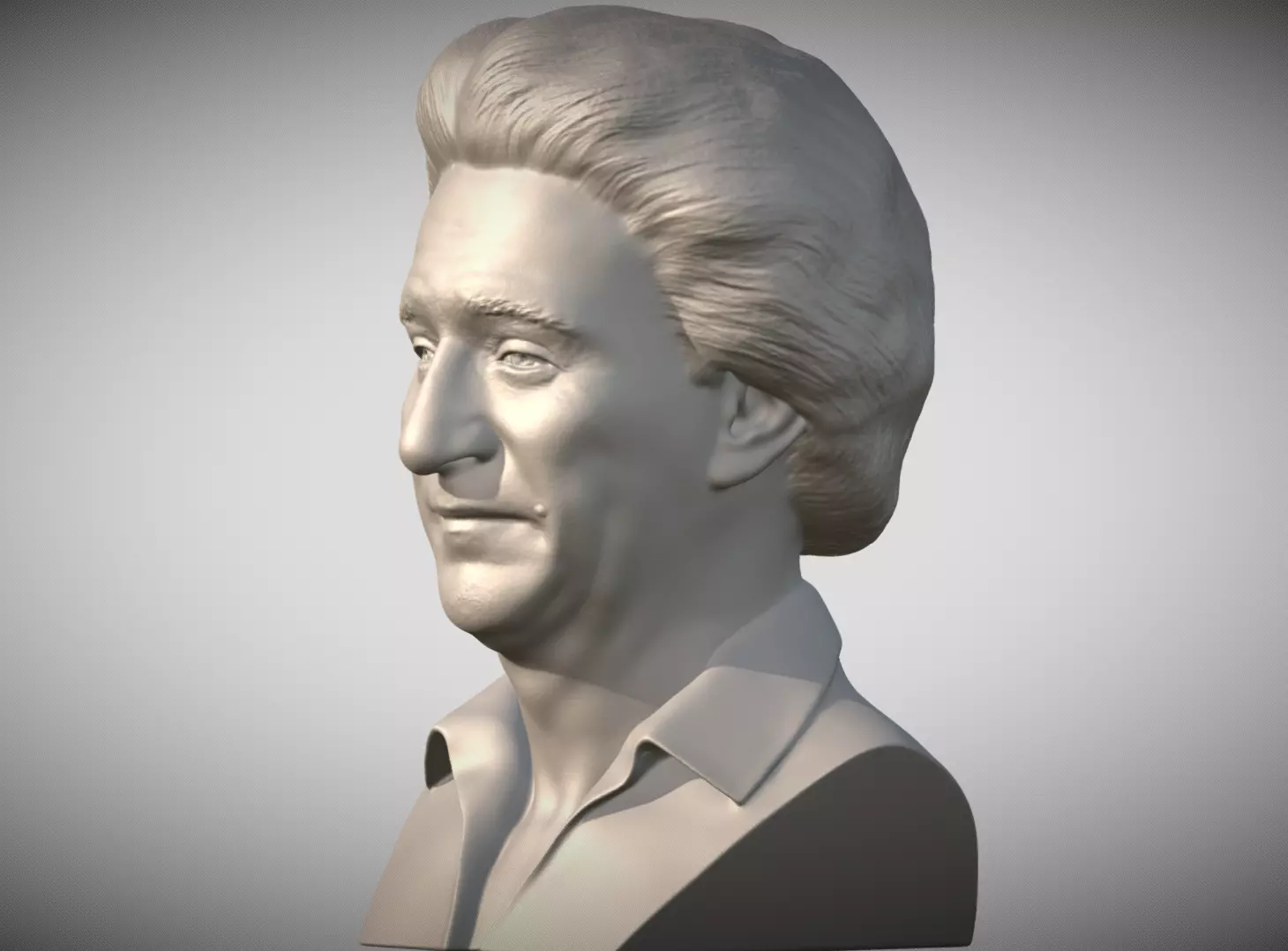 Rod Stewart bust for 3D printing 3D print model_2