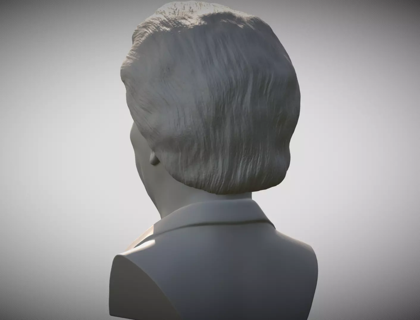 Rod Stewart bust for 3D printing 3D print model_4