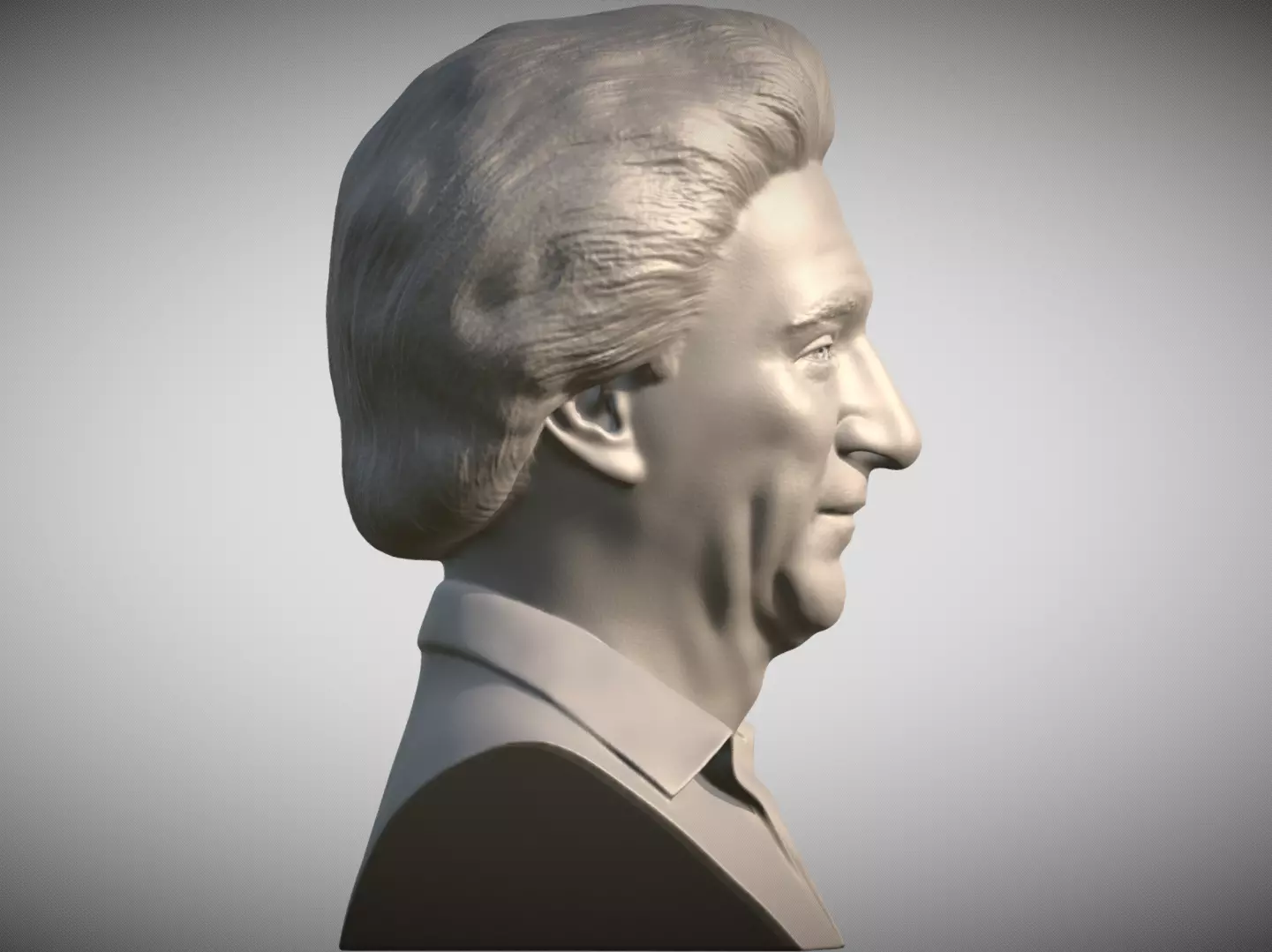 Rod Stewart bust for 3D printing 3D print model_6