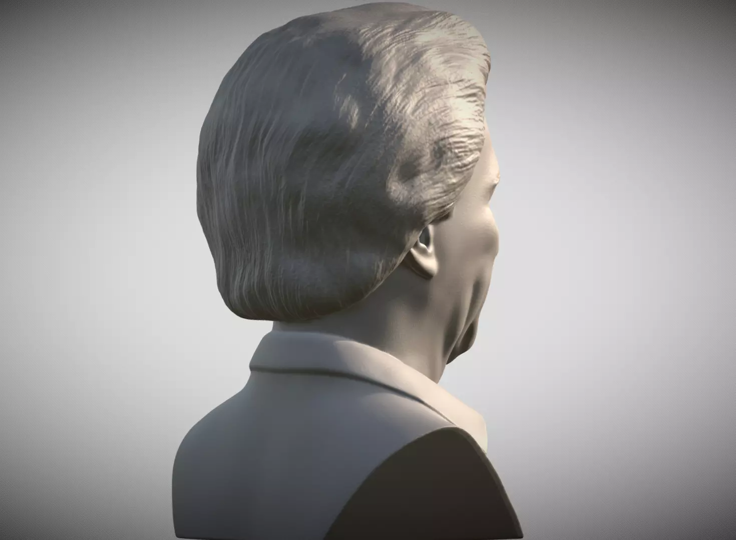 Rod Stewart bust for 3D printing 3D print model_5