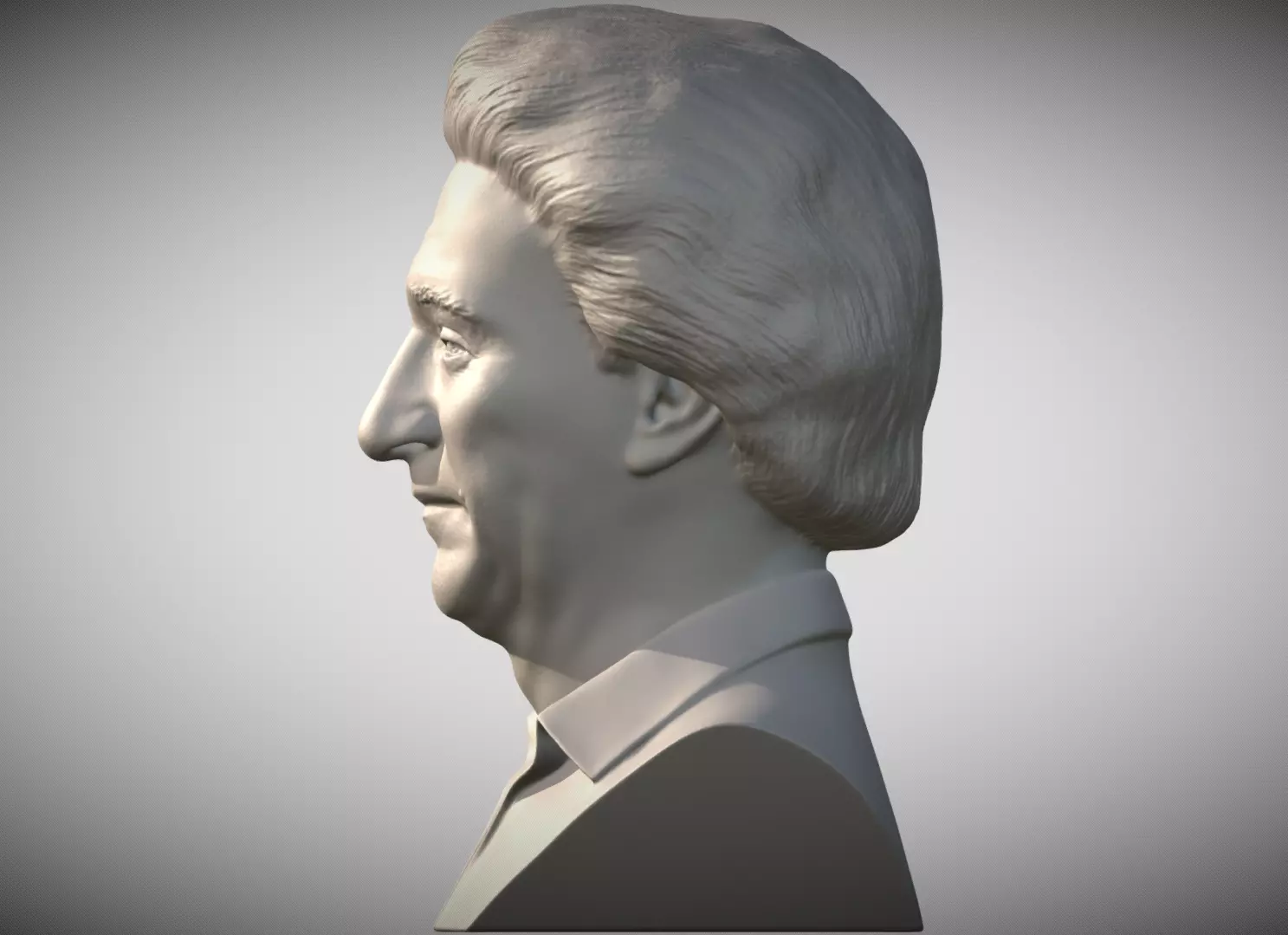 Rod Stewart bust for 3D printing 3D print model_3