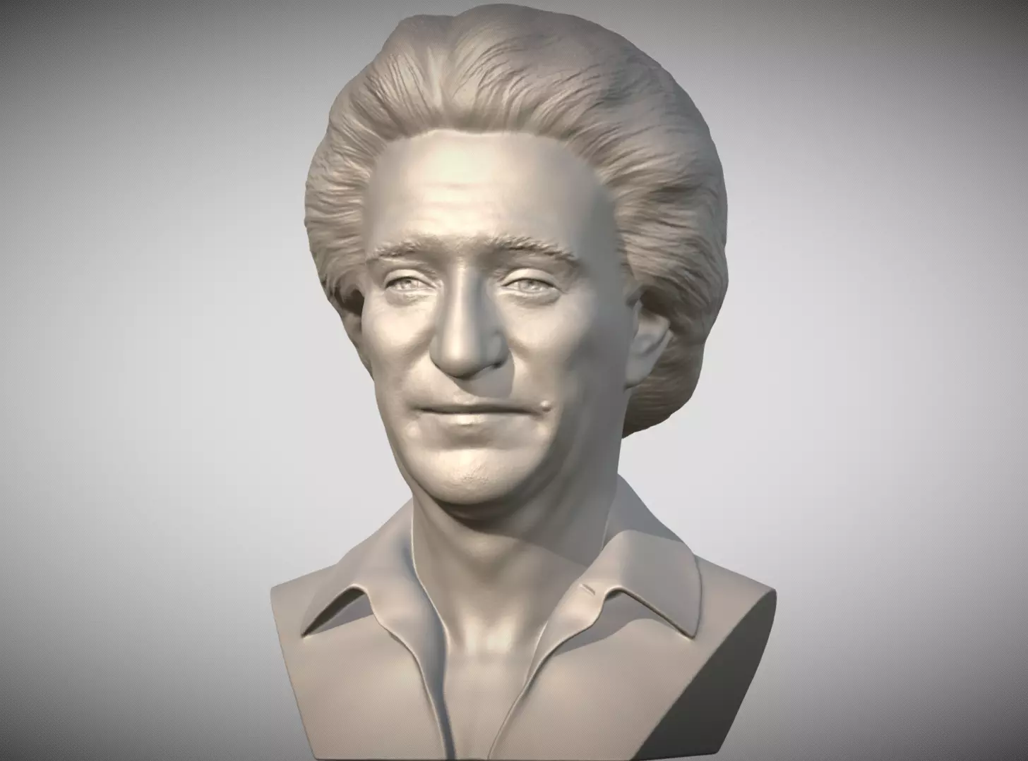 Rod Stewart bust for 3D printing 3D print model_1