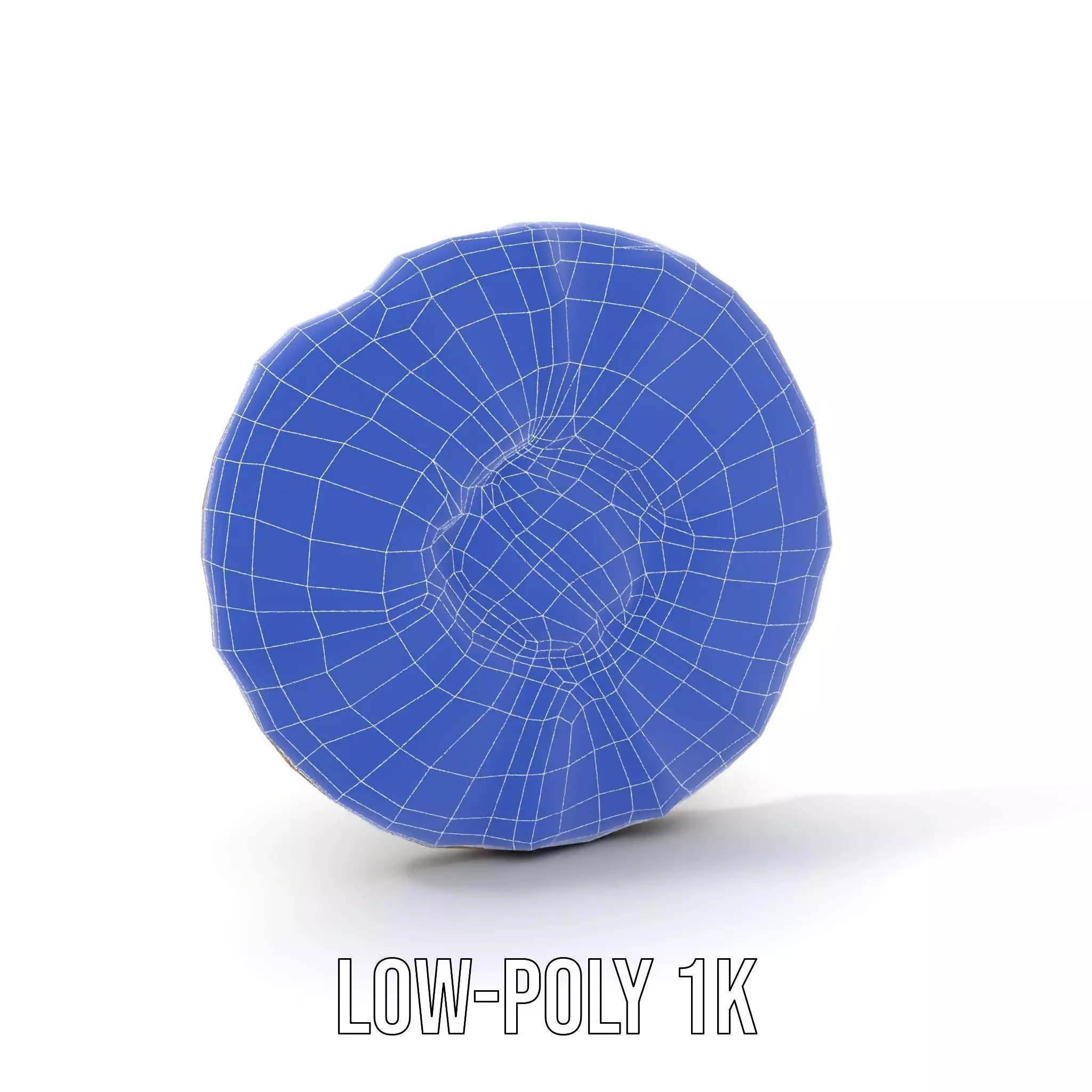 Textured Fossil Stone model pack Low-poly 3D model_26