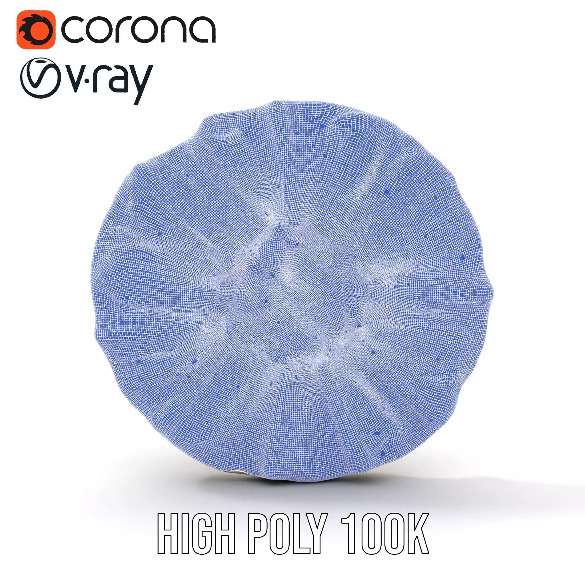 Textured Fossil Stone model pack Low-poly 3D model_34