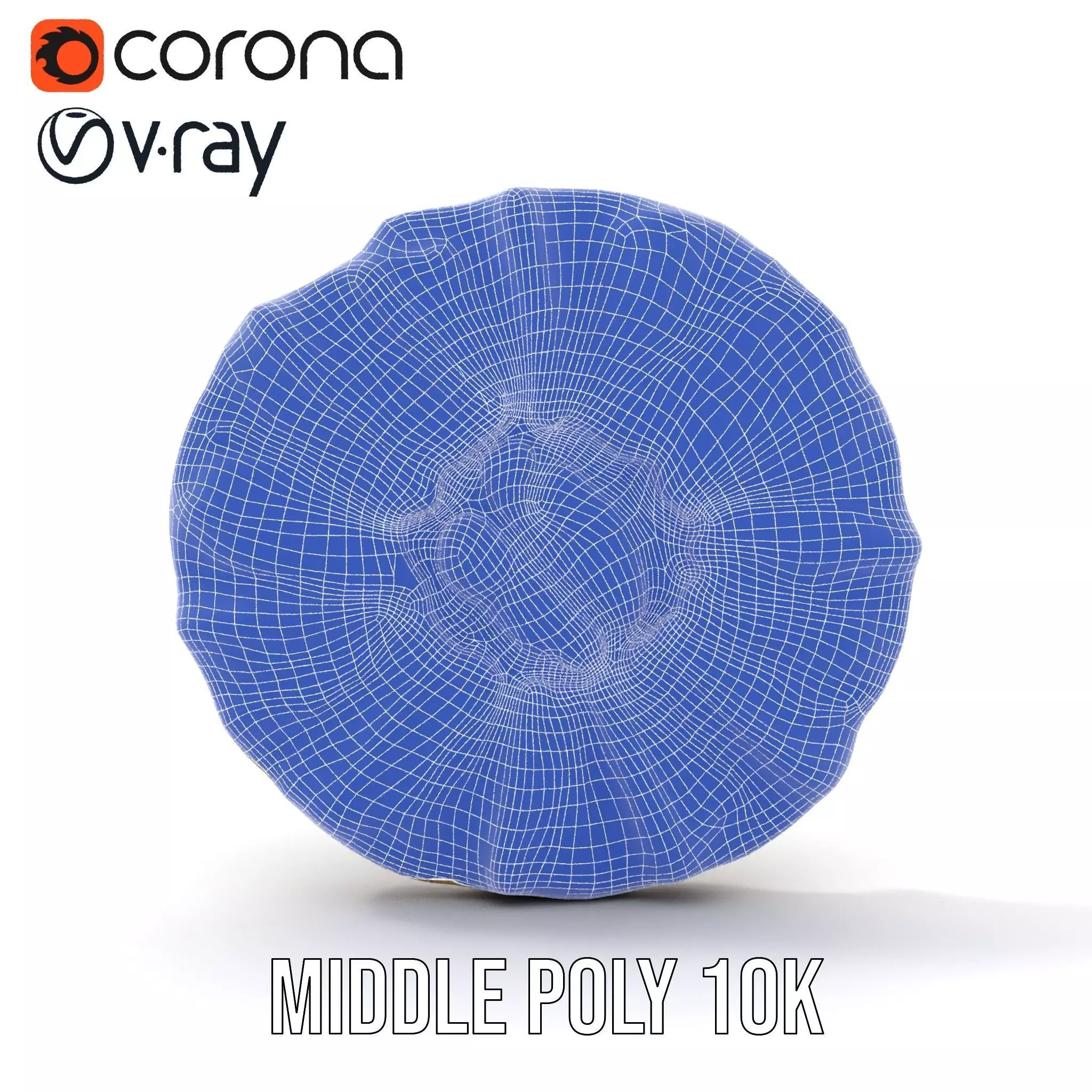 Textured Fossil Stone model pack Low-poly 3D model_30