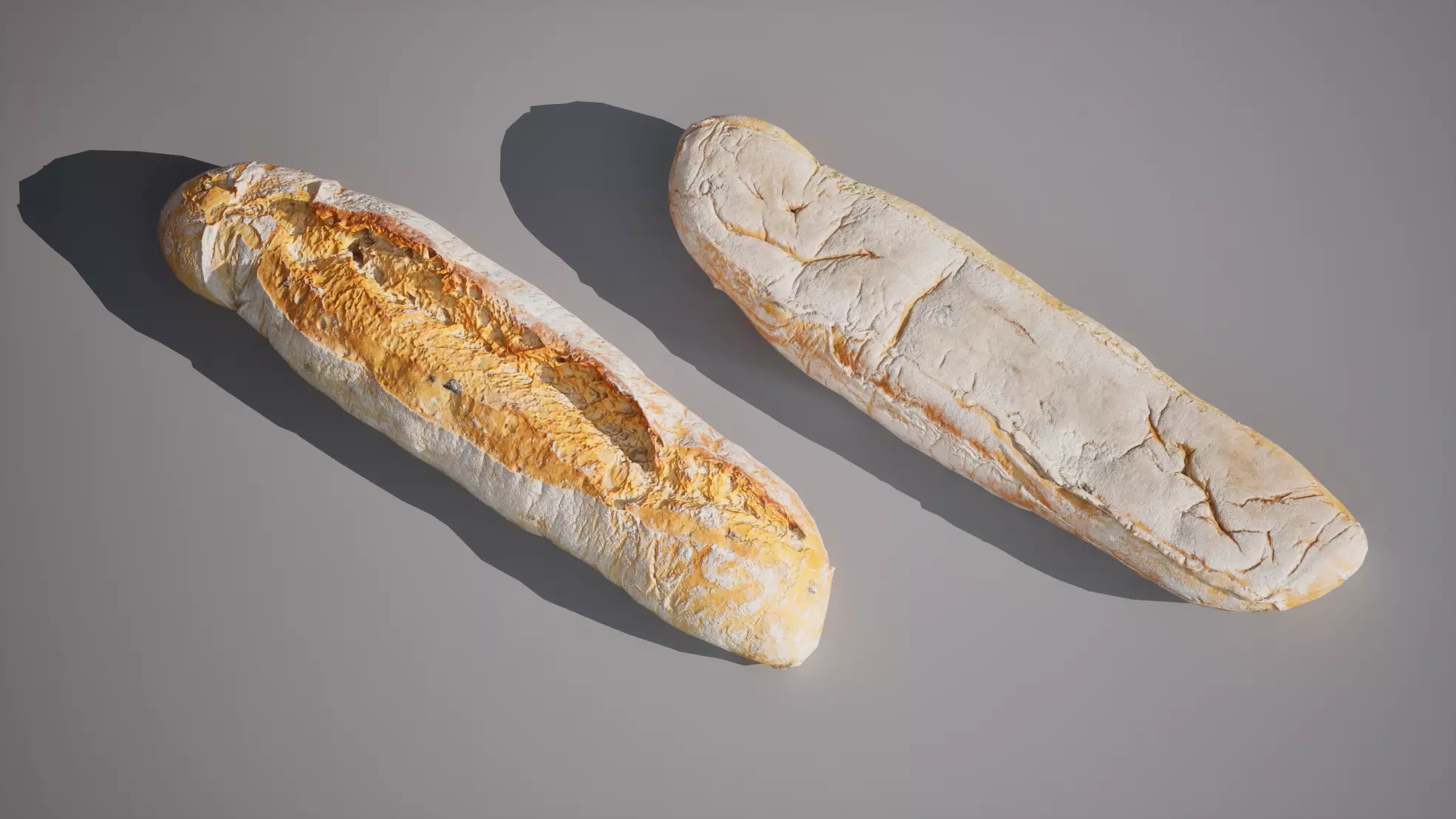 Baguette with olives 5K triangles 4K PBR textures Low-poly 3D model_8