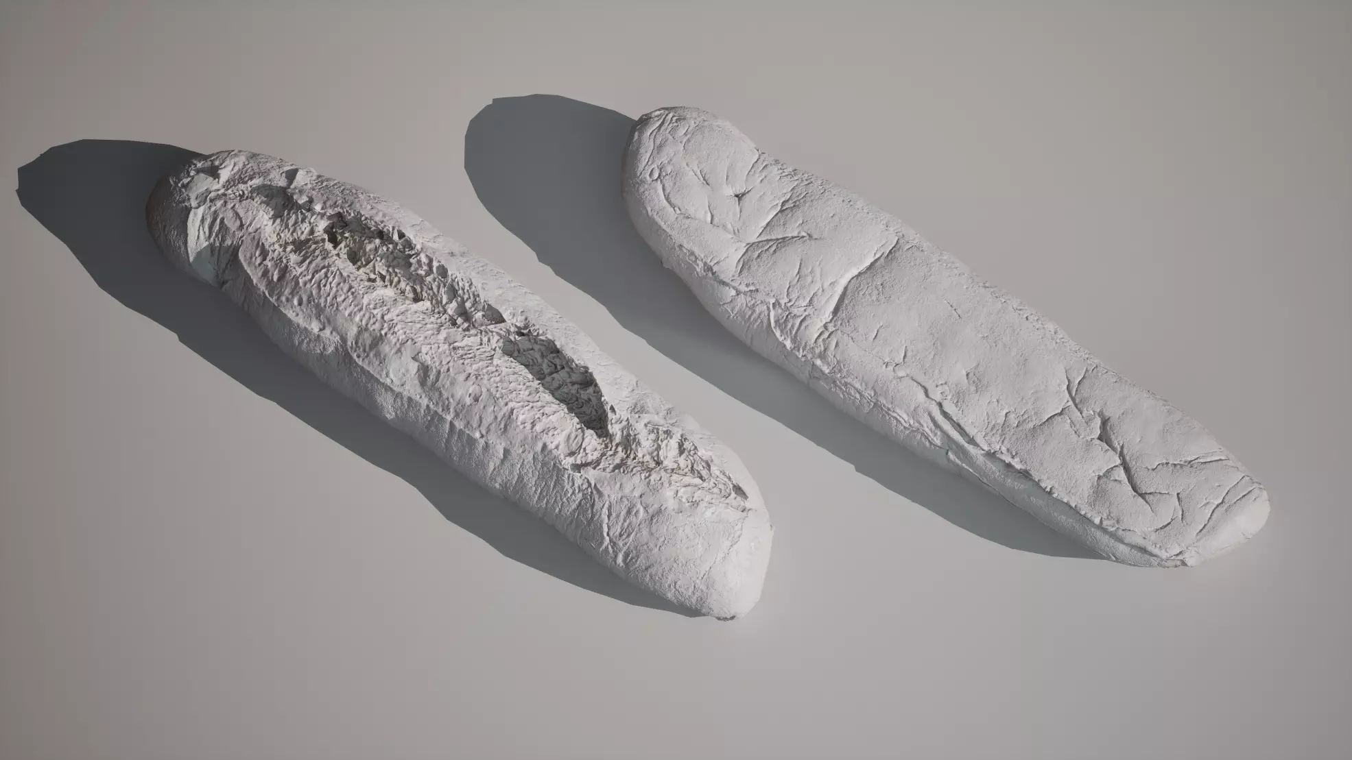 Baguette with olives 5K triangles 4K PBR textures Low-poly 3D model_9