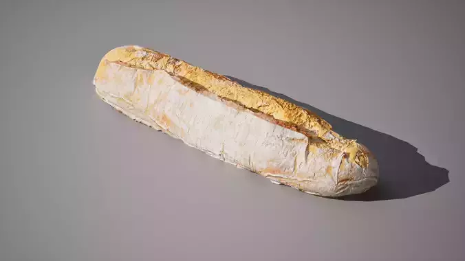 Baguette with olives 5K triangles 4K PBR textures