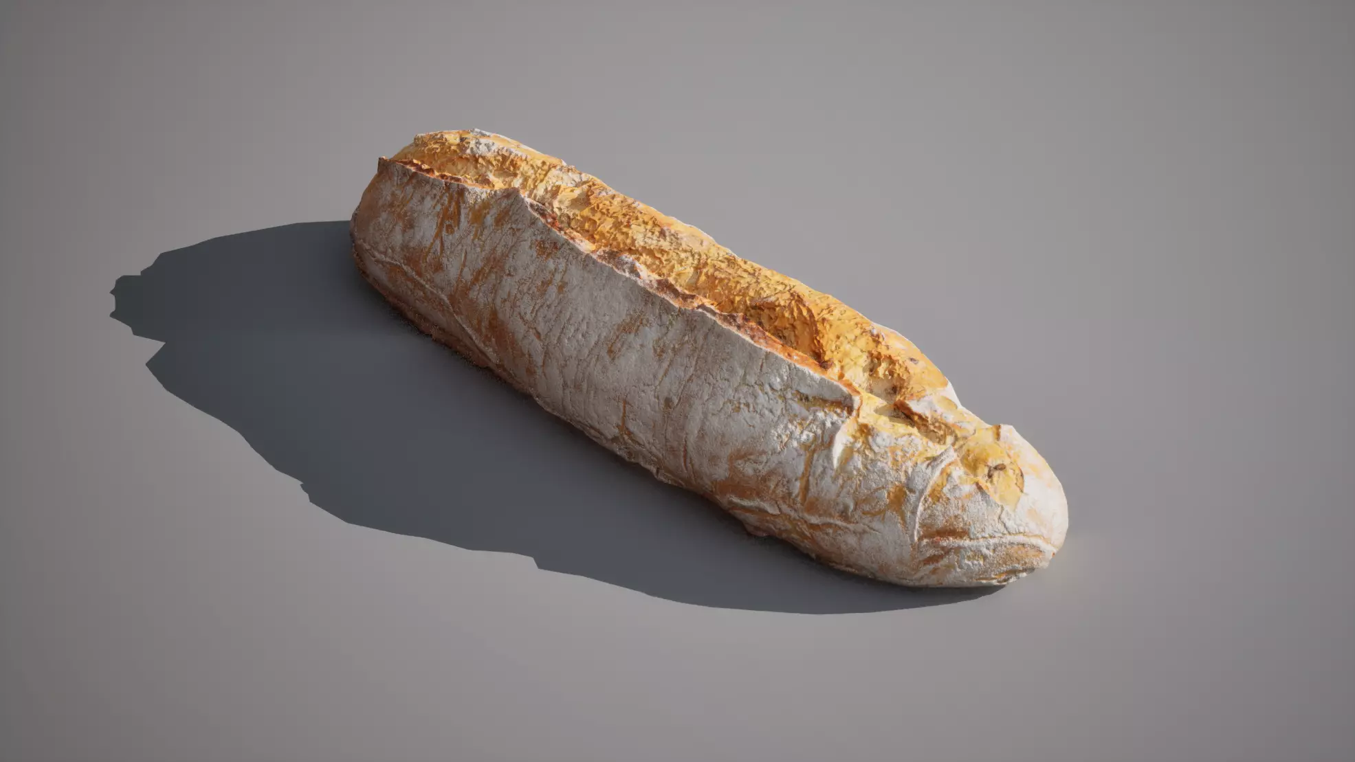 Baguette with olives 5K triangles 4K PBR textures Low-poly 3D model_4