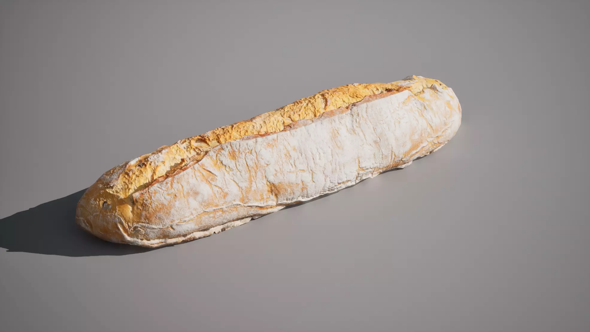 Baguette with olives 5K triangles 4K PBR textures Low-poly 3D model_3