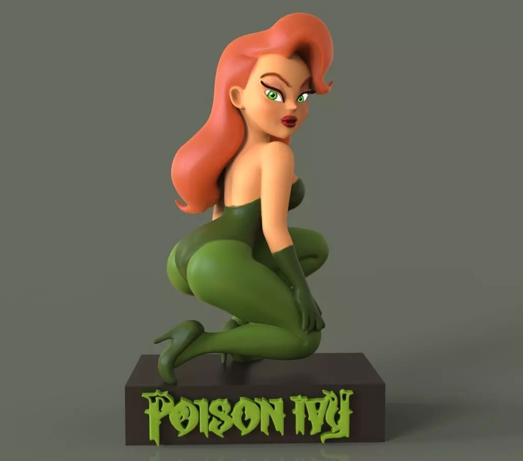 Poison Ivy Pin Up 3D print model_0