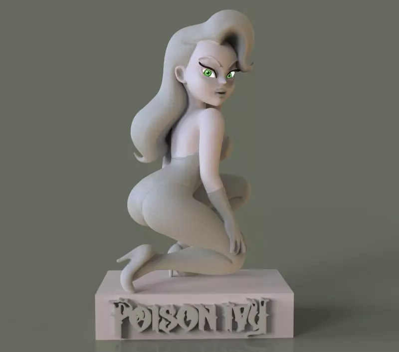 Poison Ivy Pin Up 3D print model_3
