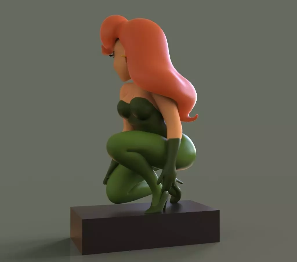 Poison Ivy Pin Up 3D print model_2