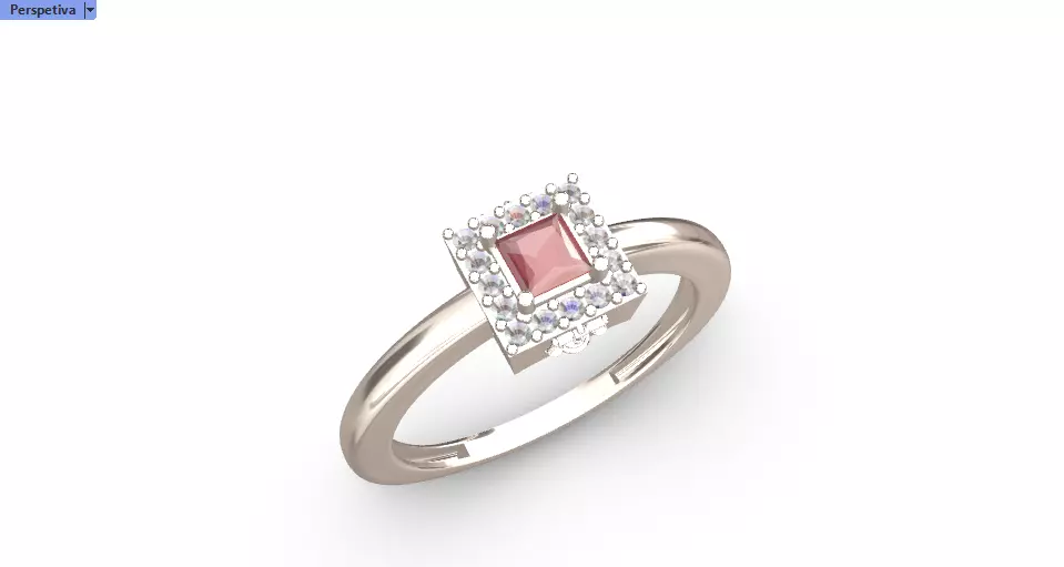 Anel formatura com simbolo Direito 3D print model_1