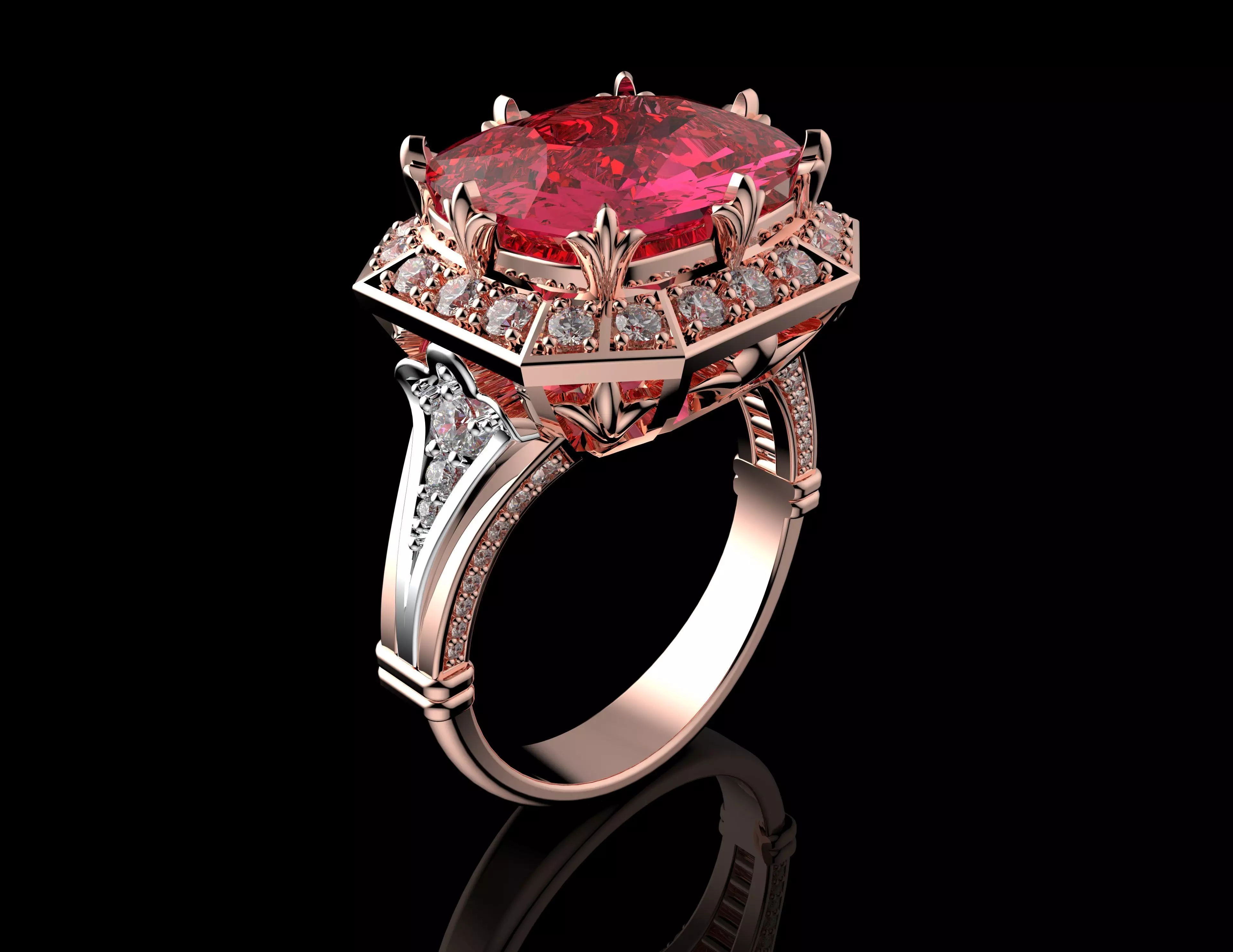 Gold N1458 3D print model_7