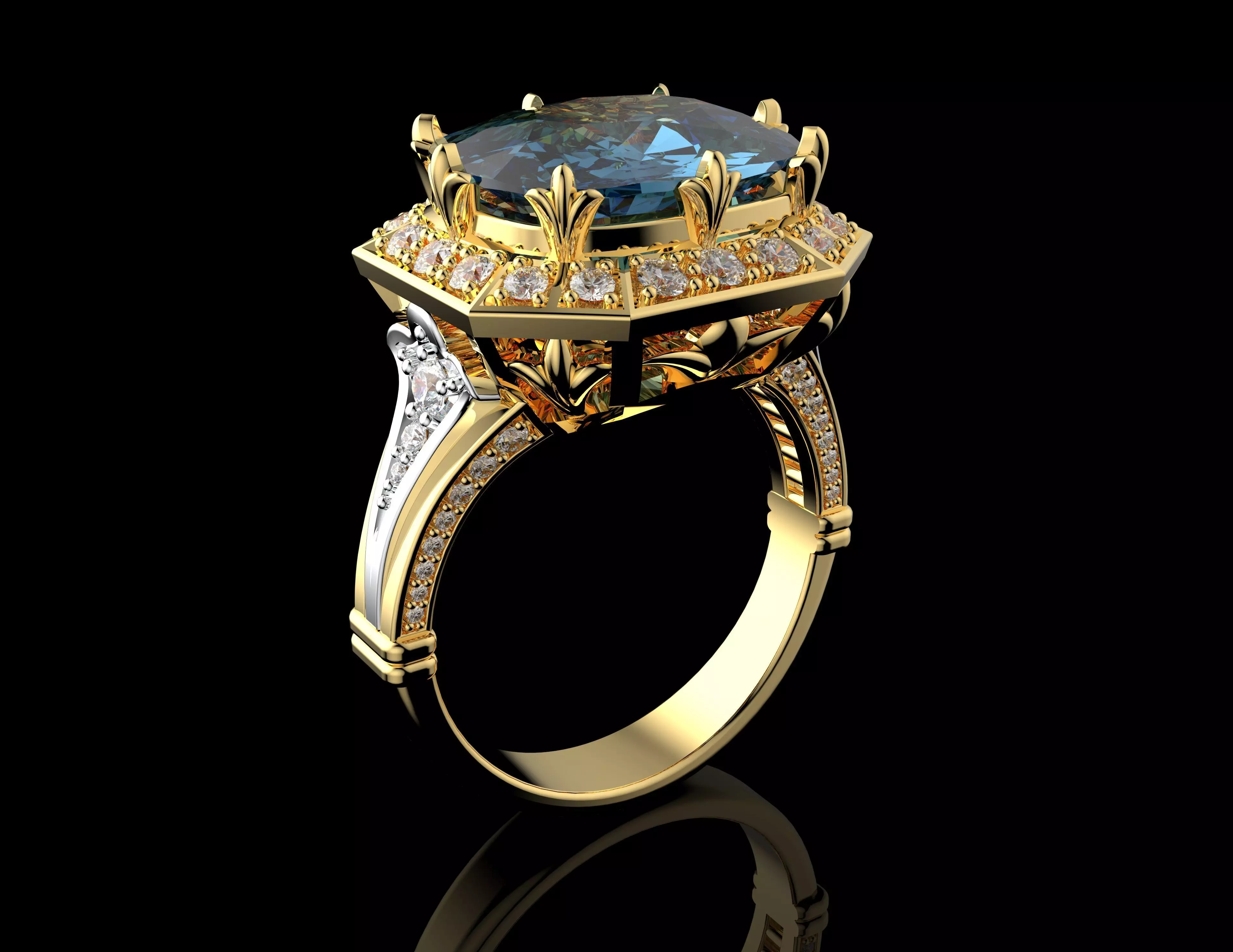 Gold N1458 3D print model_0