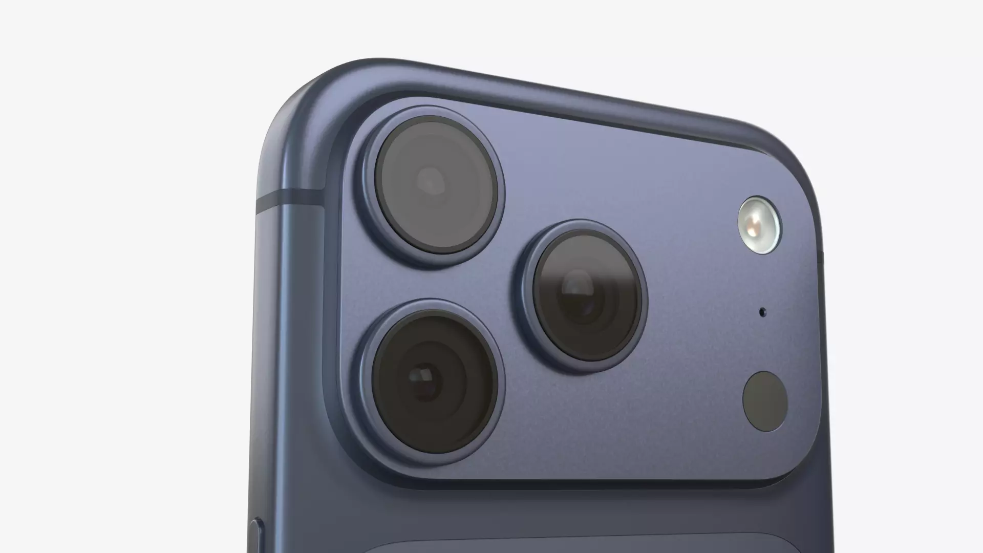 Apple Iphone 17 Pro Blue 2025 3D model_7