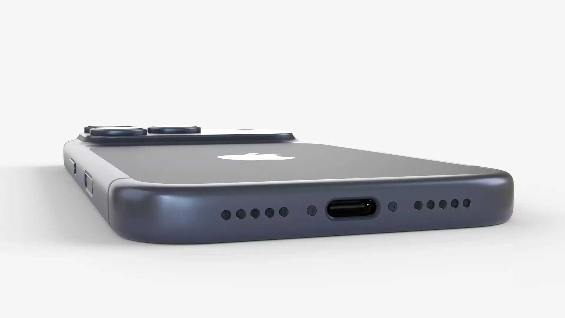 Apple Iphone 17 Pro Blue 2025 3D model_5