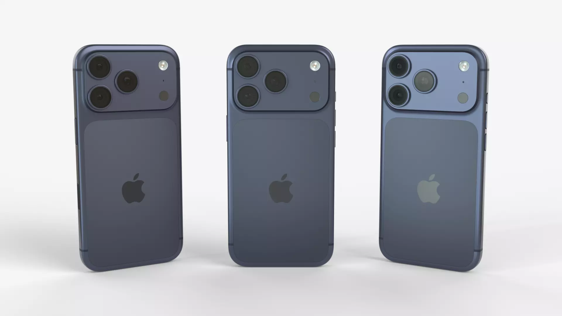 Apple Iphone 17 Pro Blue 2025 3D model_3