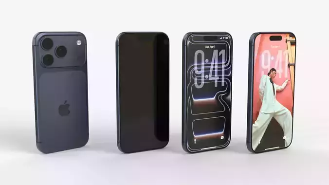 Apple Iphone 17 Pro Blue 2025