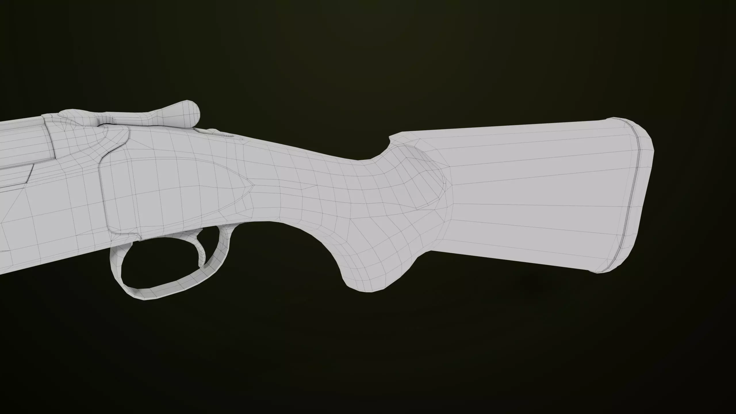 Double Barrel Shotguns 01 Single Mat All PBR Unity UE Textures Low-poly 3D model_47