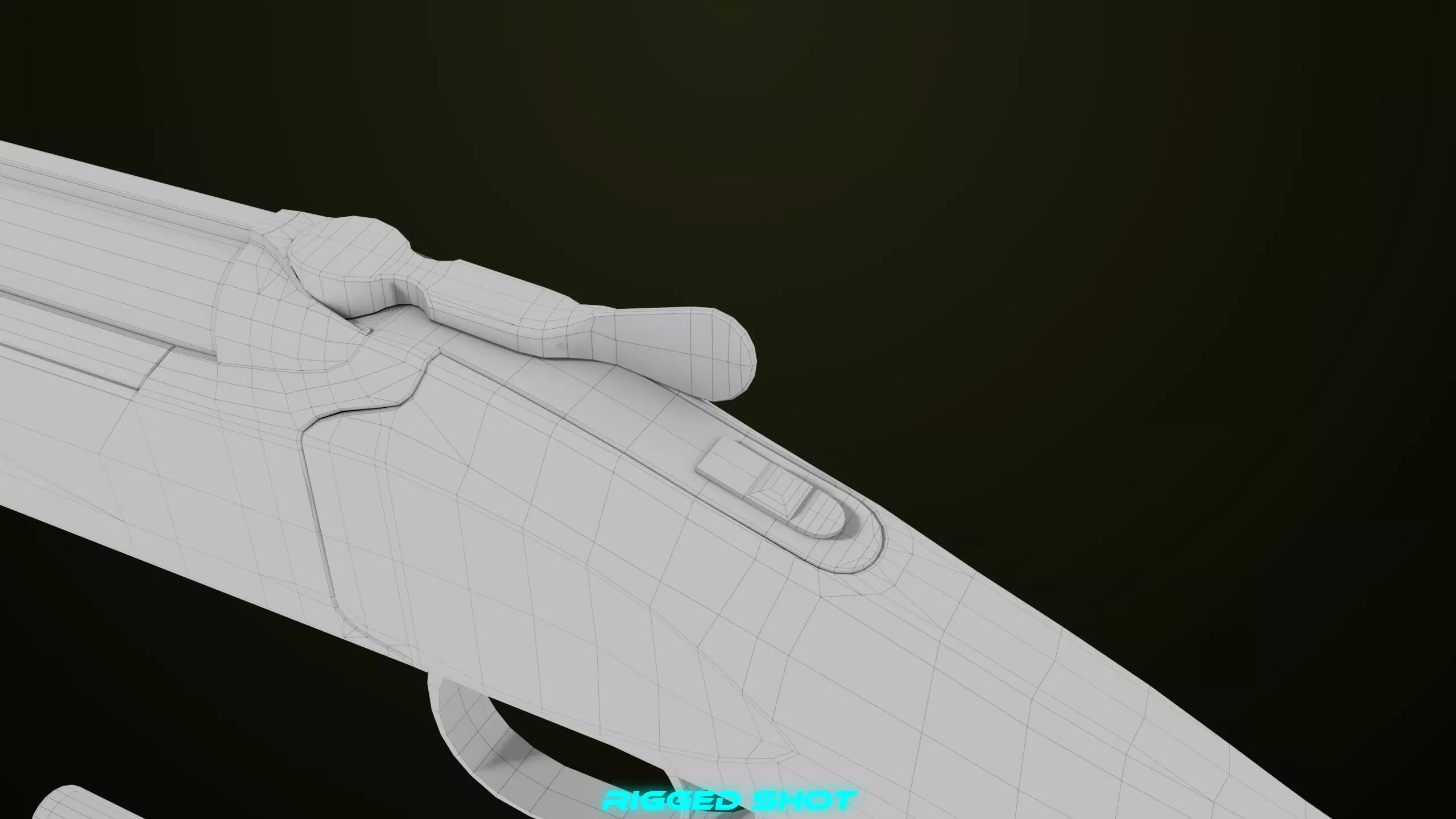 Double Barrel Shotguns 01 Single Mat All PBR Unity UE Textures Low-poly 3D model_46