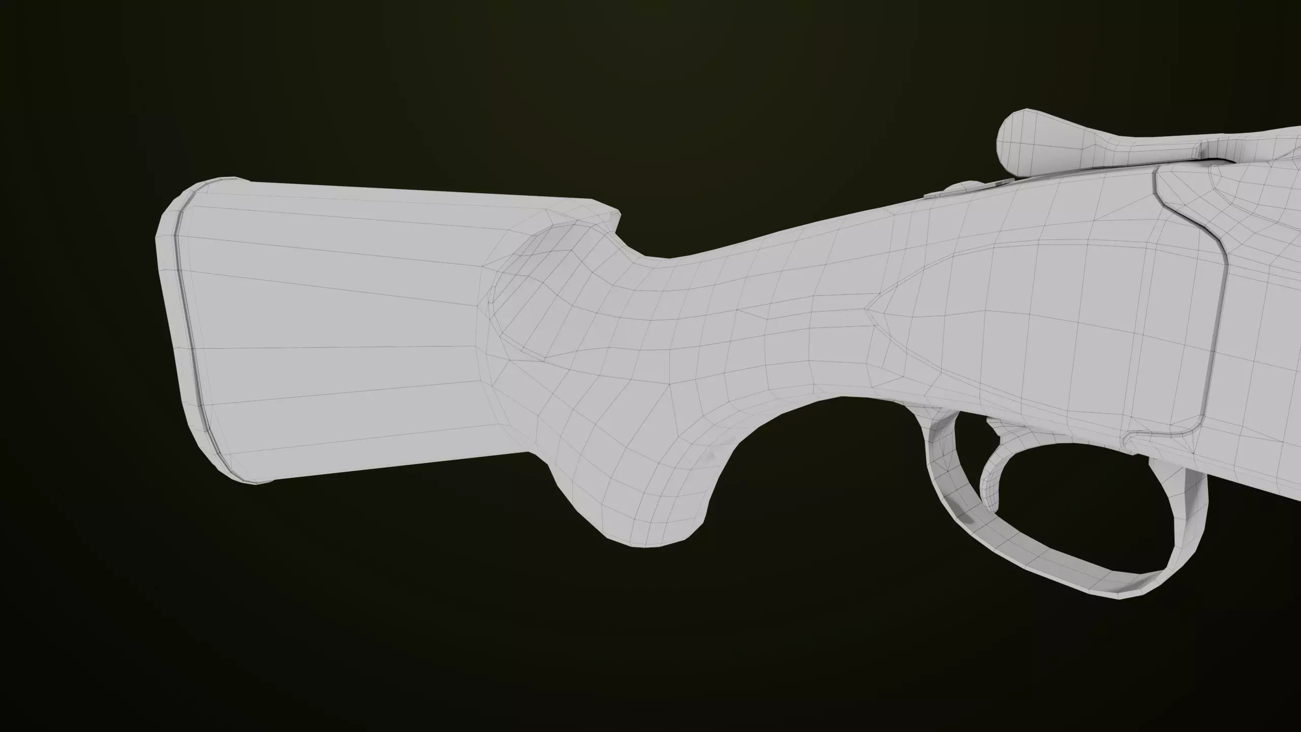 Double Barrel Shotguns 01 Single Mat All PBR Unity UE Textures Low-poly 3D model_48
