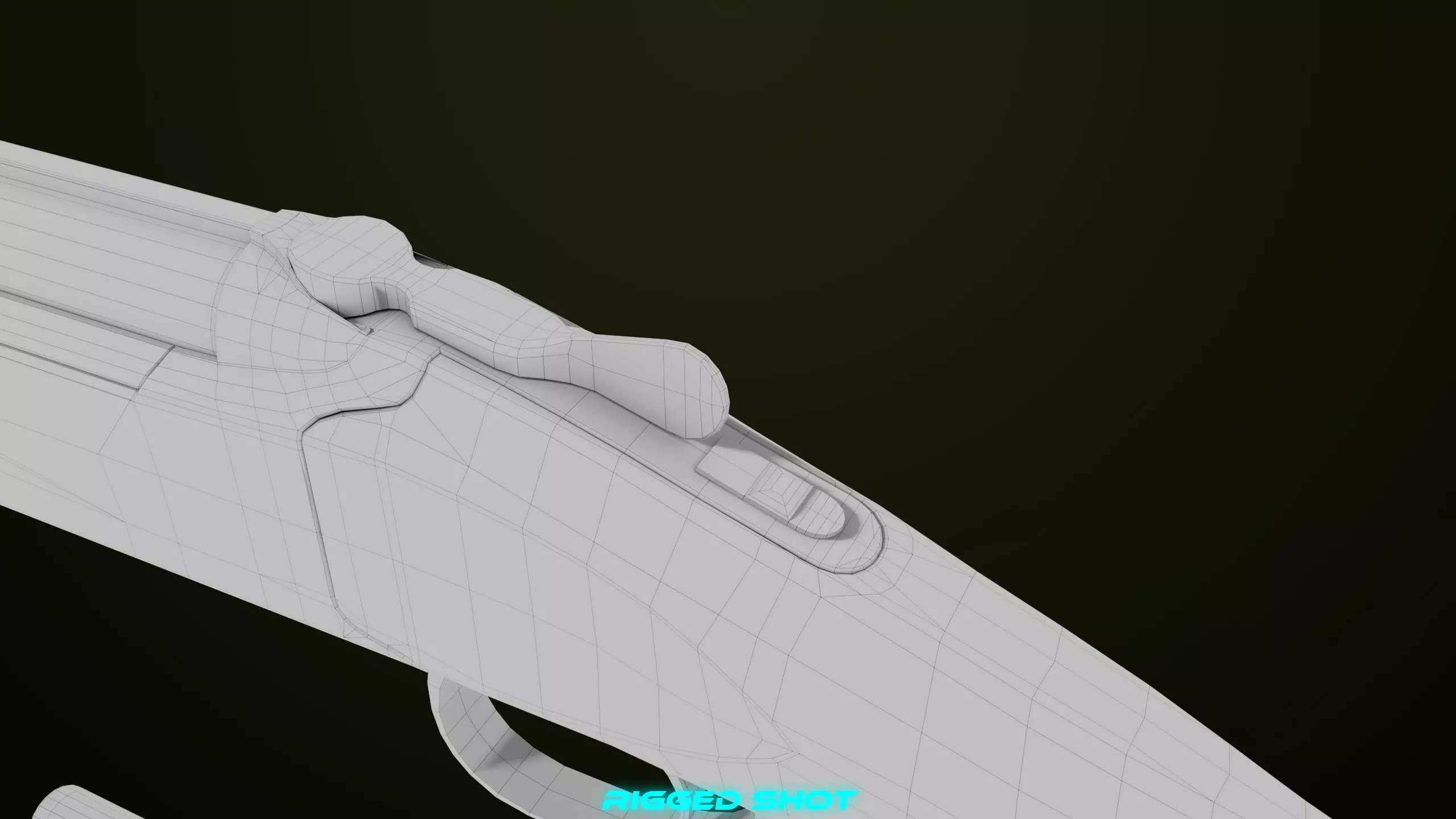 Double Barrel Shotguns 01 Single Mat All PBR Unity UE Textures Low-poly 3D model_45