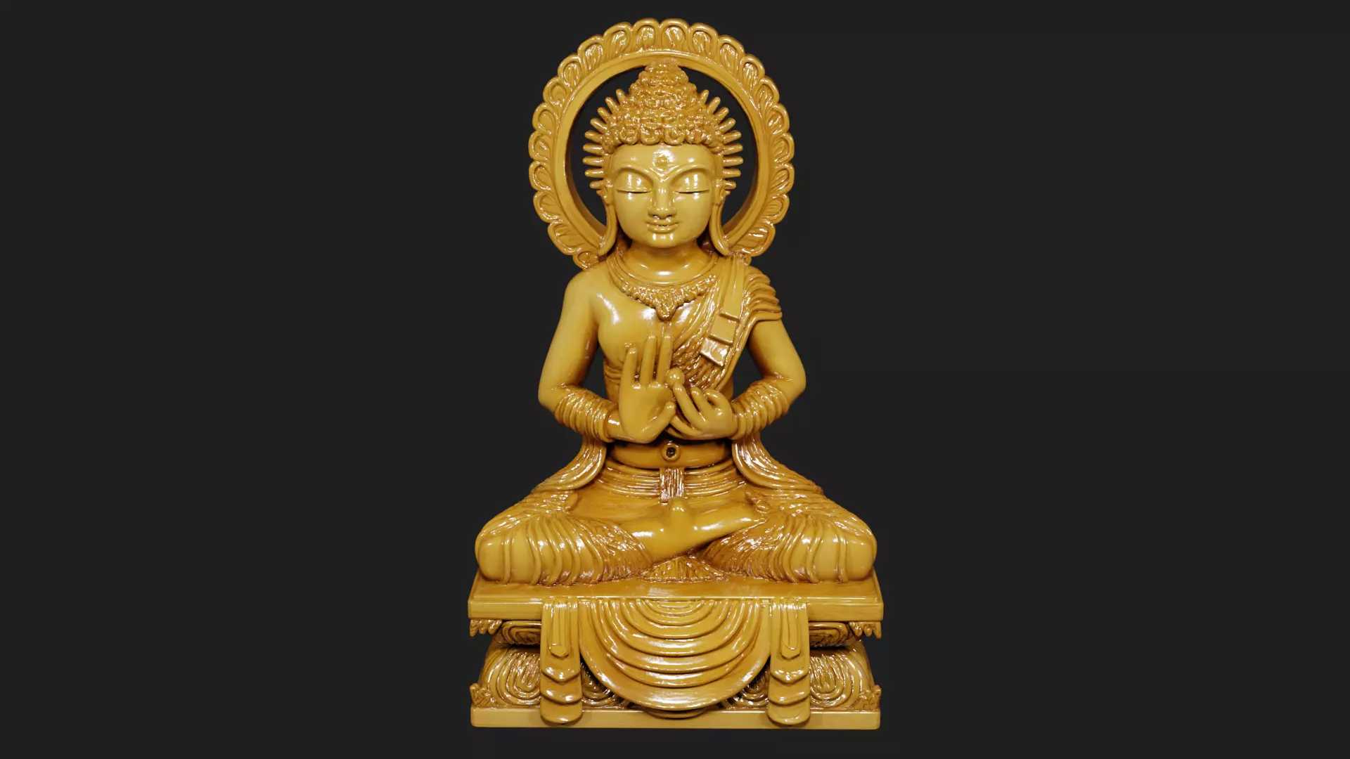 Gautam Buddha Art 3D print model