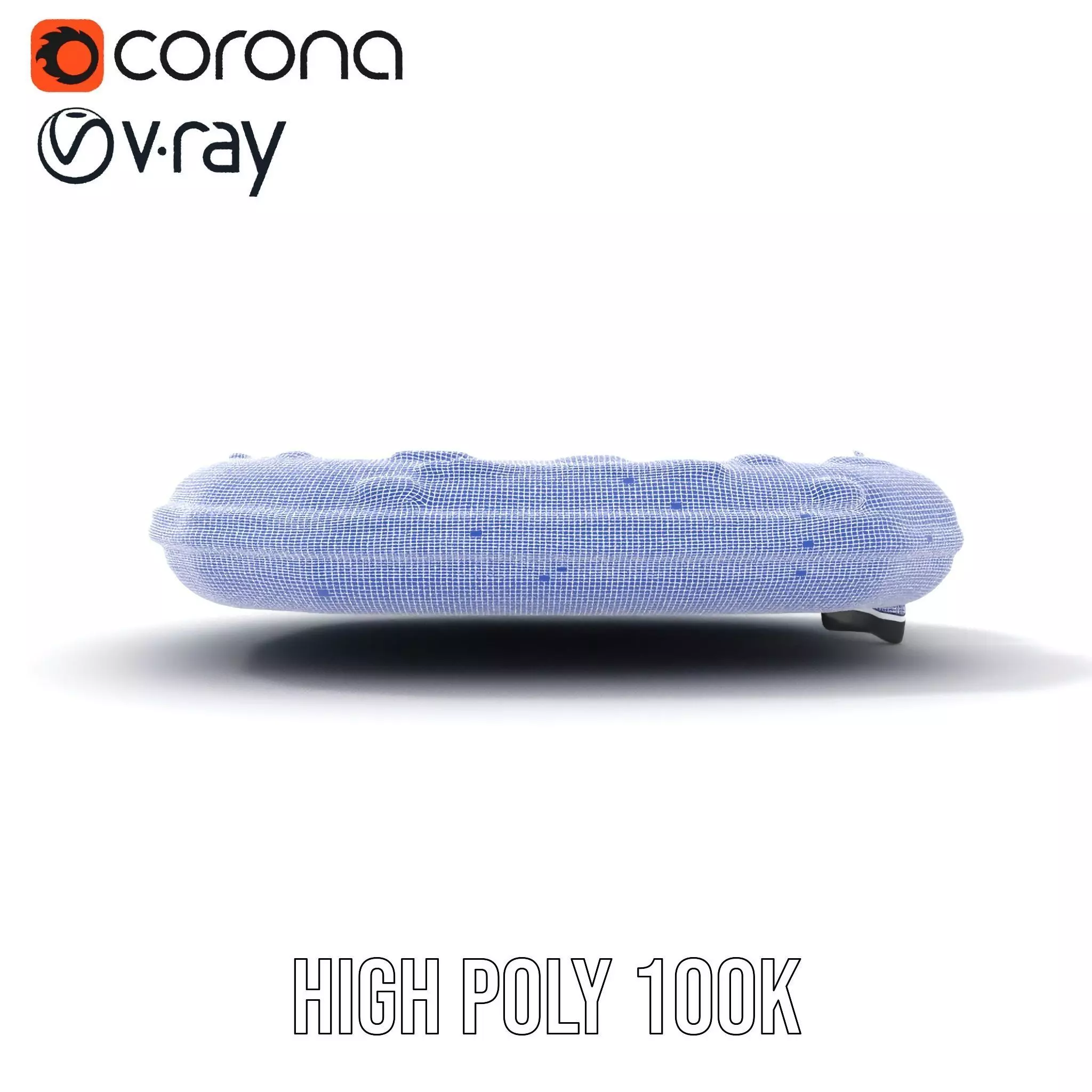 Blue Inflatable Boat model pack Low-poly 3D model_33