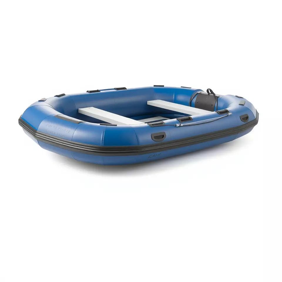 Blue Inflatable Boat model pack Low-poly 3D model_3