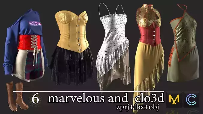 game clothes in marvelous designer 