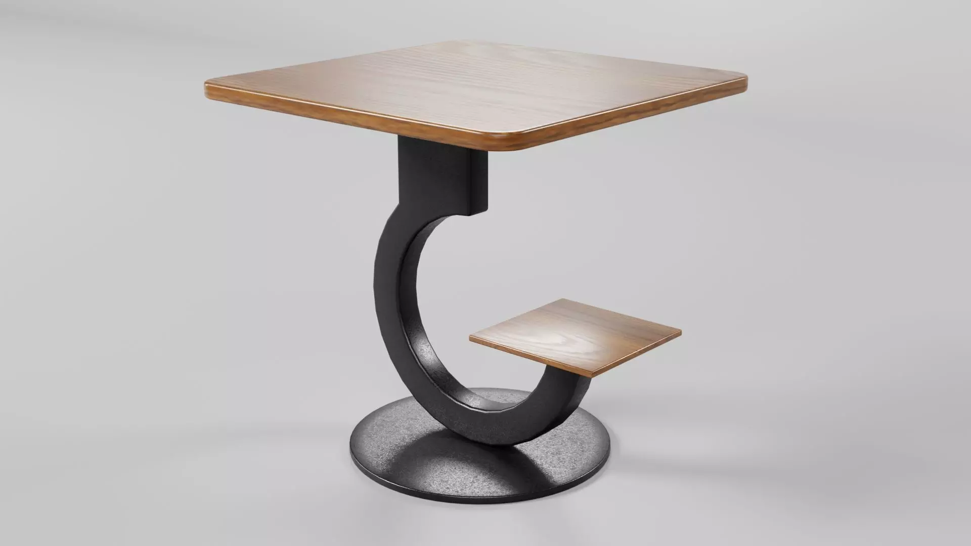 Square Table CG17 3D model_3