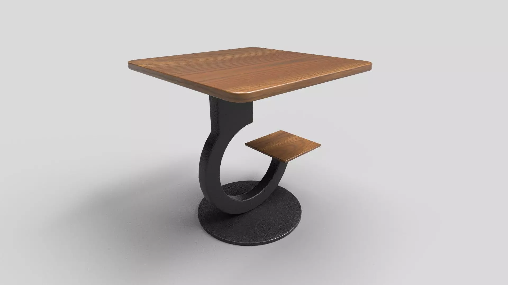 Square Table CG17 3D model_0
