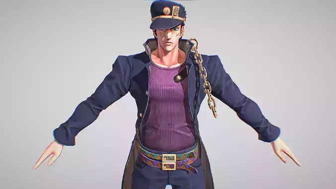 Jotaro Kujo - Model From Jump Fprce - Jojo Bizarre Adventure
