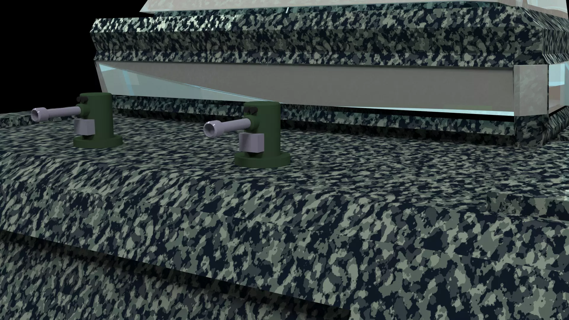 WAR SHIP Low-poly 3D model_4