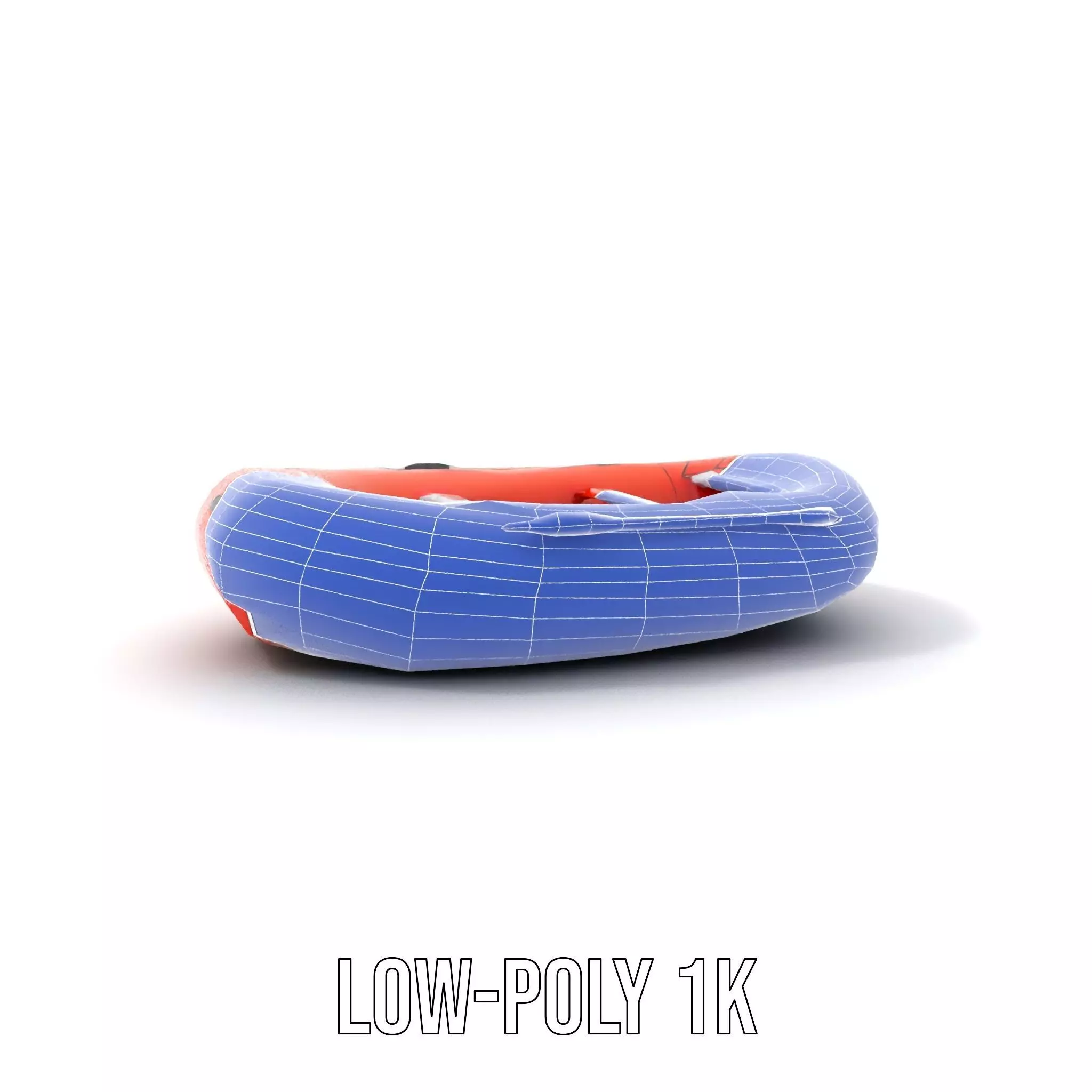 Vibrant Inflatable Raft model pack Low-poly 3D model_29